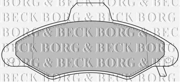 Borg & beck BBP1600 Klocki hamulcowe, zestaw BBP1600: Dobra cena w Polsce na 2407.PL - Kup Teraz!