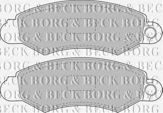 Borg & beck BBP1606 Тормозные колодки дисковые, комплект BBP1606: Отличная цена - Купить в Польше на 2407.PL!