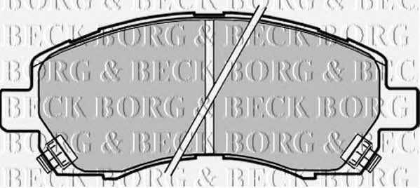 Borg & beck BBP1609 Brake Pad Set, disc brake BBP1609: Buy near me in Poland at 2407.PL - Good price!