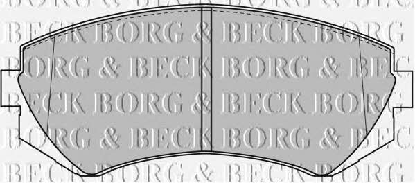Borg & beck BBP1611 Тормозные колодки дисковые, комплект BBP1611: Отличная цена - Купить в Польше на 2407.PL!