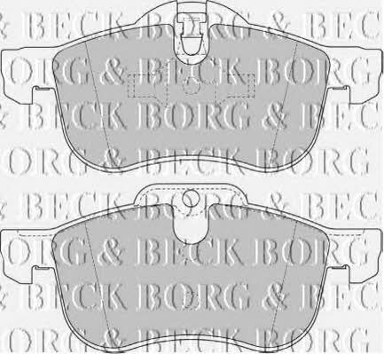Borg & beck BBP1614 Brake Pad Set, disc brake BBP1614: Buy near me in Poland at 2407.PL - Good price!