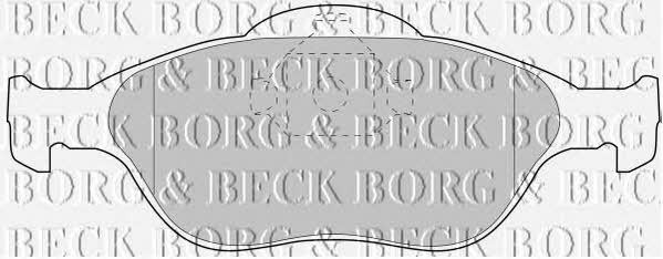 Borg & beck BBP1615 Гальмівні колодки, комплект BBP1615: Приваблива ціна - Купити у Польщі на 2407.PL!