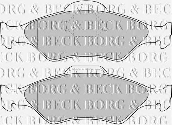 Borg & beck BBP1616 Scheibenbremsbeläge, Set BBP1616: Kaufen Sie zu einem guten Preis in Polen bei 2407.PL!