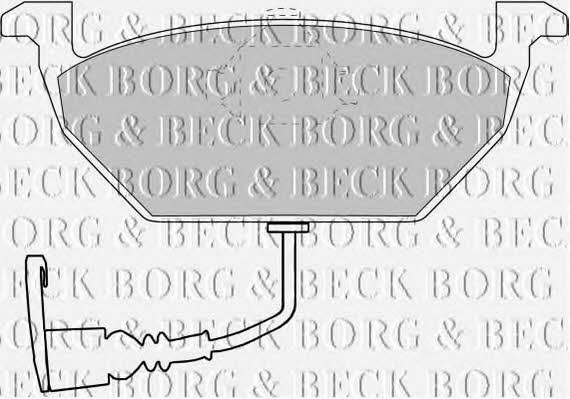 Borg & beck BBP1617 Brake Pad Set, disc brake BBP1617: Buy near me in Poland at 2407.PL - Good price!