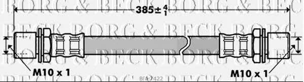 Borg & beck BBH7422 Przewód hamulcowy elastyczny BBH7422: Dobra cena w Polsce na 2407.PL - Kup Teraz!