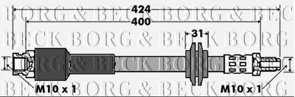Borg & beck BBH7426 Brake Hose BBH7426: Buy near me in Poland at 2407.PL - Good price!