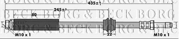 Borg & beck BBH7430 Bremsschlauch BBH7430: Kaufen Sie zu einem guten Preis in Polen bei 2407.PL!