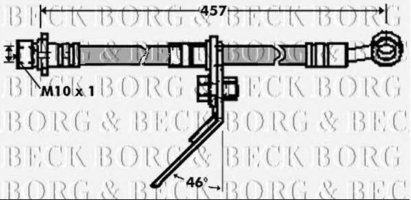 Borg & beck BBH7435 Przewód hamulcowy elastyczny BBH7435: Dobra cena w Polsce na 2407.PL - Kup Teraz!