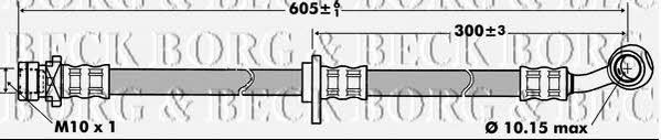 Borg & beck BBH7441 Тормозной шланг BBH7441: Отличная цена - Купить в Польше на 2407.PL!