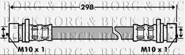 Borg & beck BBH7447 Brake Hose BBH7447: Buy near me in Poland at 2407.PL - Good price!