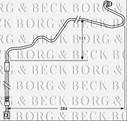 Borg & beck BBH7534 Przewód hamulcowy elastyczny BBH7534: Dobra cena w Polsce na 2407.PL - Kup Teraz!