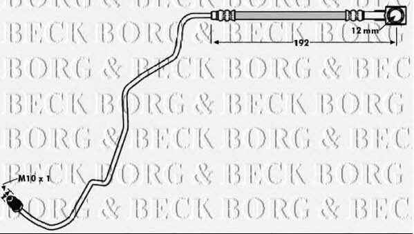 Borg & beck BBH7936 Гальмівний шланг BBH7936: Приваблива ціна - Купити у Польщі на 2407.PL!