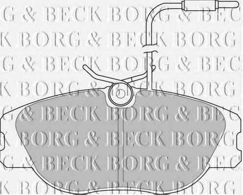 Borg & beck BBP1129 Brake Pad Set, disc brake BBP1129: Buy near me in Poland at 2407.PL - Good price!