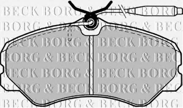 Borg & beck BBP1130 Brake Pad Set, disc brake BBP1130: Buy near me in Poland at 2407.PL - Good price!