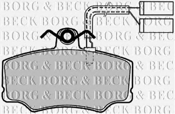 Borg & beck BBP1139 Гальмівні колодки, комплект BBP1139: Приваблива ціна - Купити у Польщі на 2407.PL!