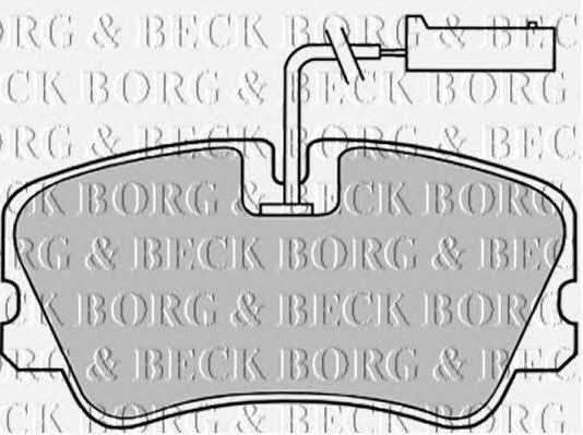 Borg & beck BBP1140 Гальмівні колодки, комплект BBP1140: Приваблива ціна - Купити у Польщі на 2407.PL!
