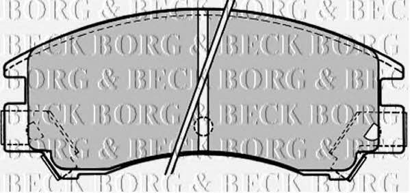 Borg & beck BBP1148 Klocki hamulcowe, zestaw BBP1148: Dobra cena w Polsce na 2407.PL - Kup Teraz!
