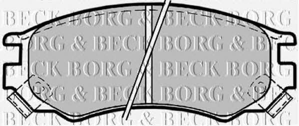 Borg & beck BBP1156 Гальмівні колодки, комплект BBP1156: Приваблива ціна - Купити у Польщі на 2407.PL!