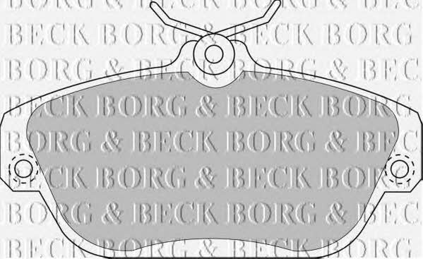 Borg & beck BBP1157 Brake Pad Set, disc brake BBP1157: Buy near me in Poland at 2407.PL - Good price!