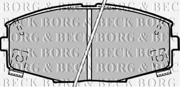 Borg & beck BBP1164 Klocki hamulcowe, zestaw BBP1164: Dobra cena w Polsce na 2407.PL - Kup Teraz!