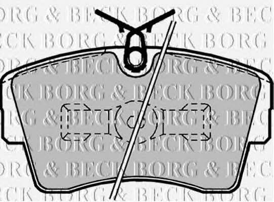 Borg & beck BBP1166 Тормозные колодки дисковые, комплект BBP1166: Отличная цена - Купить в Польше на 2407.PL!