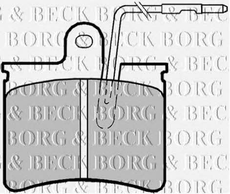 Borg & beck BBP1169 Brake Pad Set, disc brake BBP1169: Buy near me in Poland at 2407.PL - Good price!
