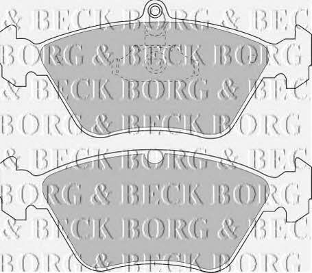 Borg & beck BBP1174 Brake Pad Set, disc brake BBP1174: Buy near me in Poland at 2407.PL - Good price!