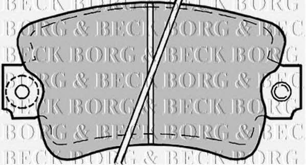 Borg & beck BBP1178 Brake Pad Set, disc brake BBP1178: Buy near me in Poland at 2407.PL - Good price!