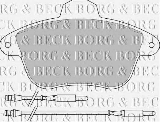 Borg & beck BBP1182 Гальмівні колодки, комплект BBP1182: Приваблива ціна - Купити у Польщі на 2407.PL!
