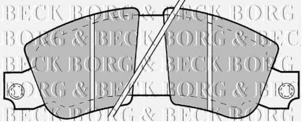 Borg & beck BBP1183 Гальмівні колодки, комплект BBP1183: Приваблива ціна - Купити у Польщі на 2407.PL!