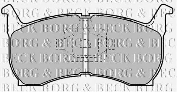 Borg & beck BBP1185 Brake Pad Set, disc brake BBP1185: Buy near me in Poland at 2407.PL - Good price!