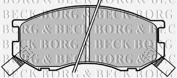 Borg & beck BBP1190 Klocki hamulcowe, zestaw BBP1190: Dobra cena w Polsce na 2407.PL - Kup Teraz!