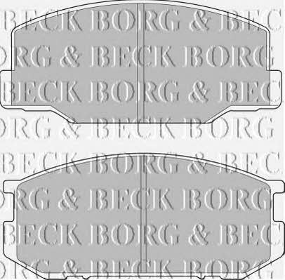 Borg & beck BBP1196 Гальмівні колодки, комплект BBP1196: Приваблива ціна - Купити у Польщі на 2407.PL!