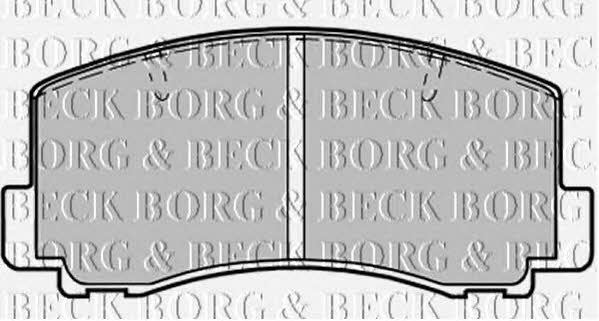 Borg & beck BBP1198 Brake Pad Set, disc brake BBP1198: Buy near me in Poland at 2407.PL - Good price!