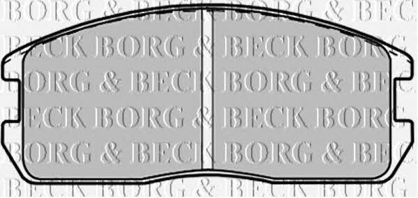 Borg & beck BBP1200 Тормозные колодки дисковые, комплект BBP1200: Отличная цена - Купить в Польше на 2407.PL!