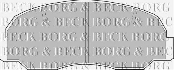 Borg & beck BBP1206 Гальмівні колодки, комплект BBP1206: Приваблива ціна - Купити у Польщі на 2407.PL!