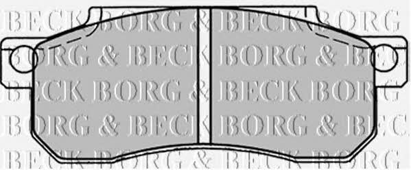 Borg & beck BBP1207 Гальмівні колодки, комплект BBP1207: Приваблива ціна - Купити у Польщі на 2407.PL!