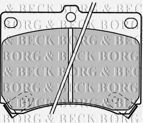 Borg & beck BBP1208 Гальмівні колодки, комплект BBP1208: Приваблива ціна - Купити у Польщі на 2407.PL!