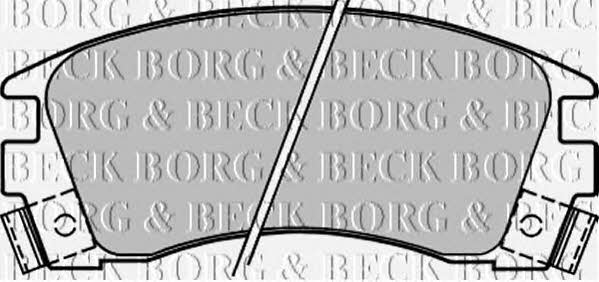 Borg & beck BBP1209 Тормозные колодки дисковые, комплект BBP1209: Отличная цена - Купить в Польше на 2407.PL!