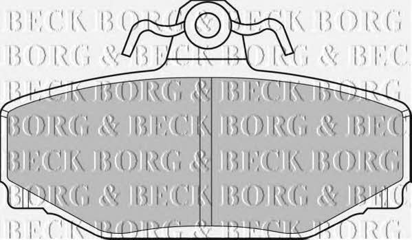 Borg & beck BBP1218 Гальмівні колодки, комплект BBP1218: Приваблива ціна - Купити у Польщі на 2407.PL!