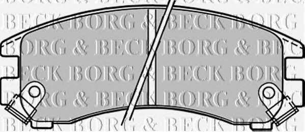 Borg & beck BBP1223 Тормозные колодки дисковые, комплект BBP1223: Отличная цена - Купить в Польше на 2407.PL!