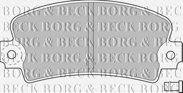 Borg & beck BBP1233 Brake Pad Set, disc brake BBP1233: Buy near me in Poland at 2407.PL - Good price!