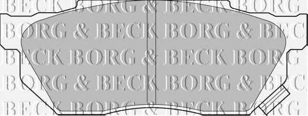 Borg & beck BBP1236 Brake Pad Set, disc brake BBP1236: Buy near me in Poland at 2407.PL - Good price!