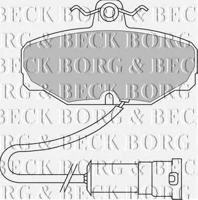 Borg & beck BBP1242 Klocki hamulcowe, zestaw BBP1242: Dobra cena w Polsce na 2407.PL - Kup Teraz!
