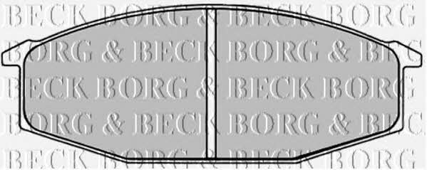 Borg & beck BBP1245 Гальмівні колодки, комплект BBP1245: Приваблива ціна - Купити у Польщі на 2407.PL!