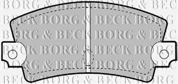 Borg & beck BBP1247 Klocki hamulcowe, zestaw BBP1247: Dobra cena w Polsce na 2407.PL - Kup Teraz!