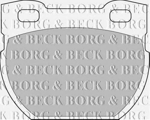 Borg & beck BBP1250 Гальмівні колодки, комплект BBP1250: Приваблива ціна - Купити у Польщі на 2407.PL!