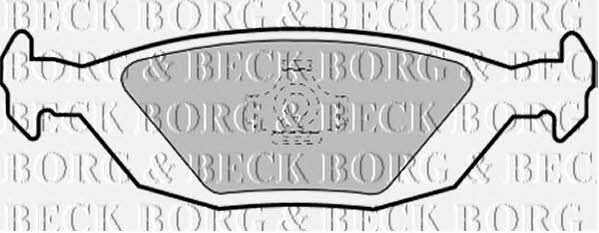 Borg & beck BBP1252 Klocki hamulcowe, zestaw BBP1252: Dobra cena w Polsce na 2407.PL - Kup Teraz!