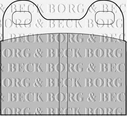 Borg & beck BBP1260 Brake Pad Set, disc brake BBP1260: Buy near me in Poland at 2407.PL - Good price!