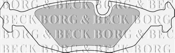 Borg & beck BBP1266 Brake Pad Set, disc brake BBP1266: Buy near me in Poland at 2407.PL - Good price!
